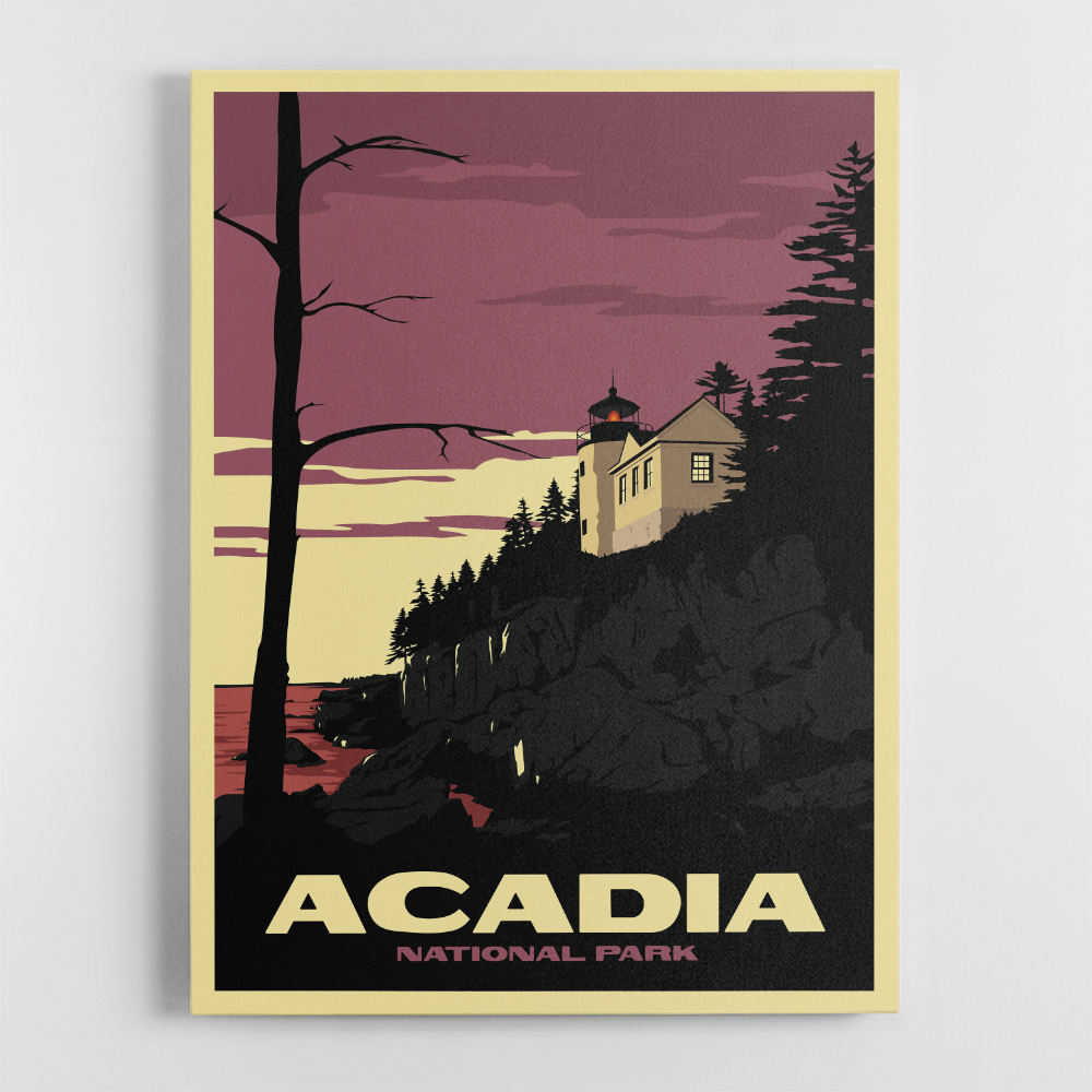 Acadia National Park Travel Print