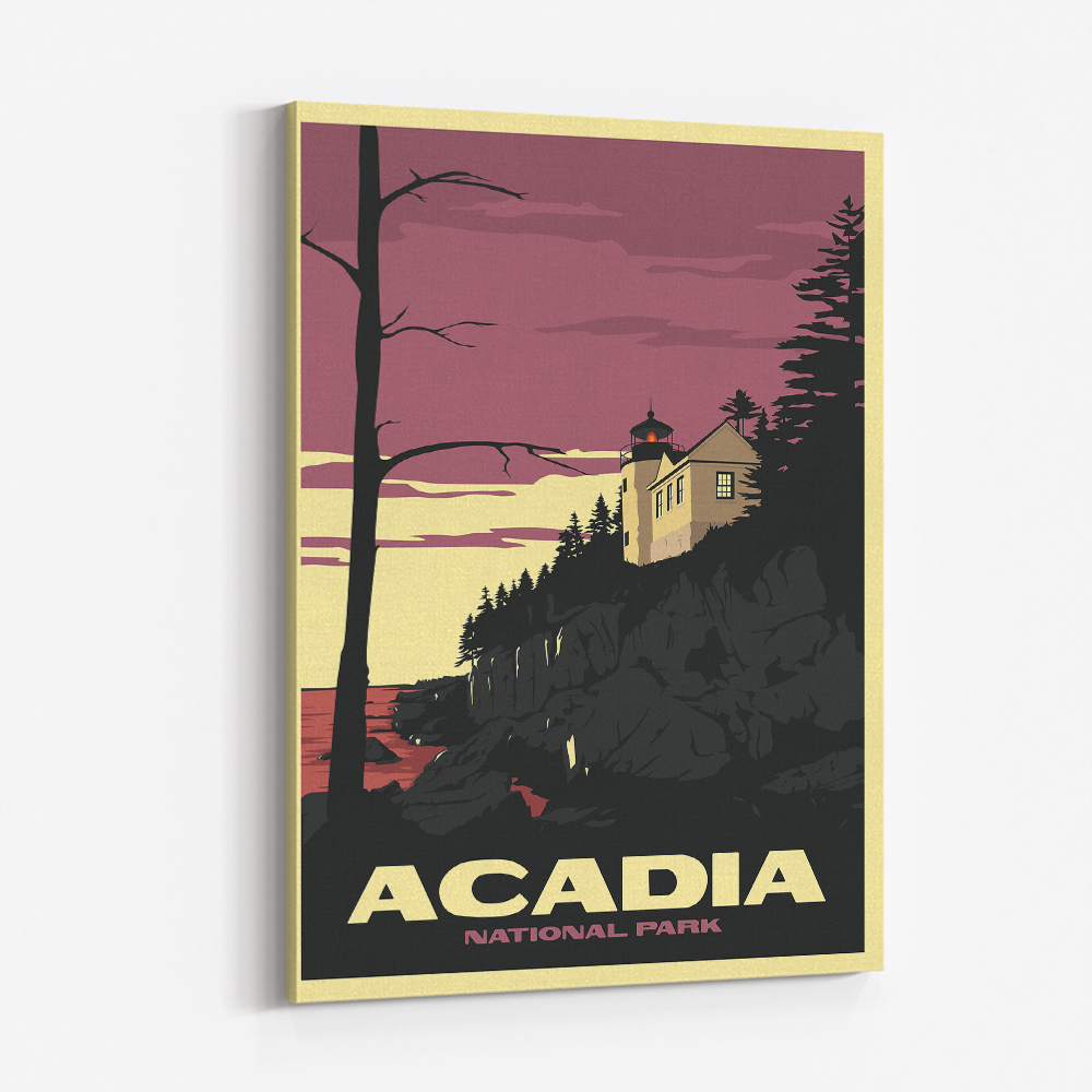 Acadia National Park Travel Print