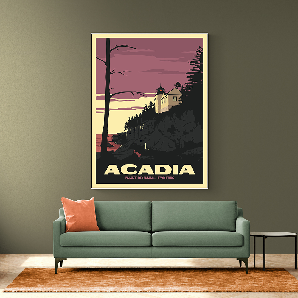 Acadia National Park Travel Print