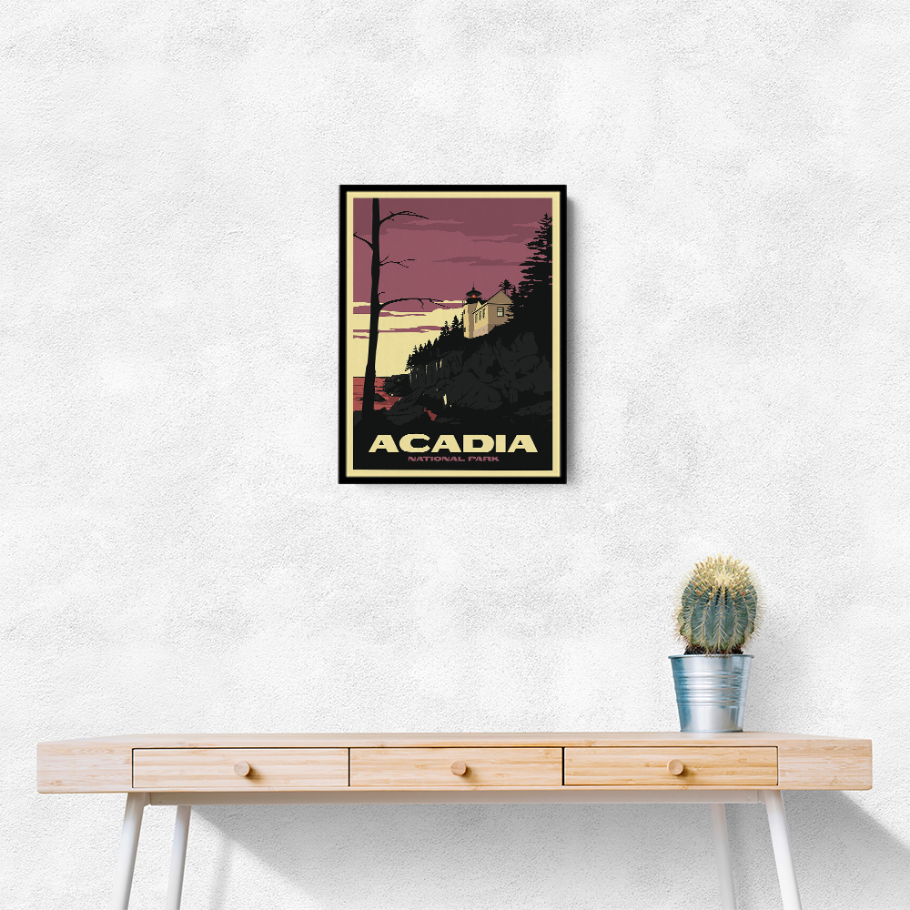 Acadia National Park Travel Print