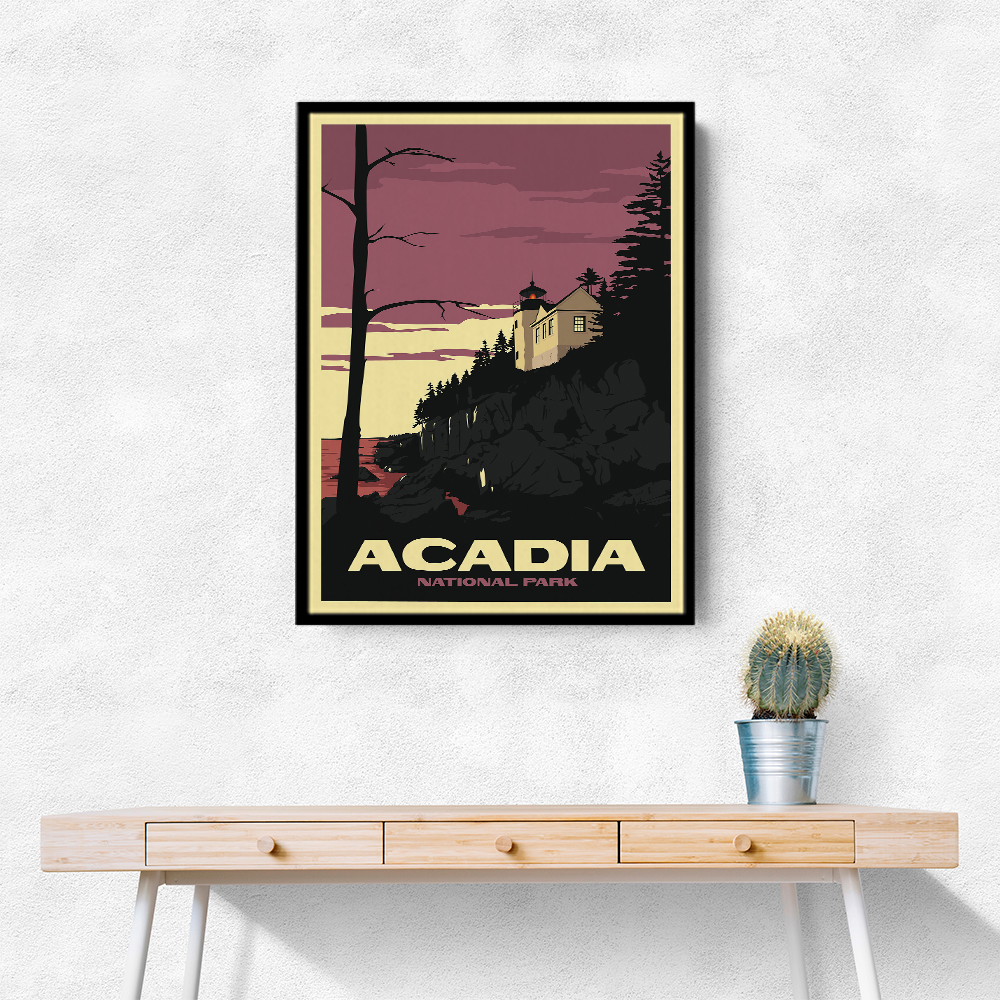 Acadia National Park Travel Print