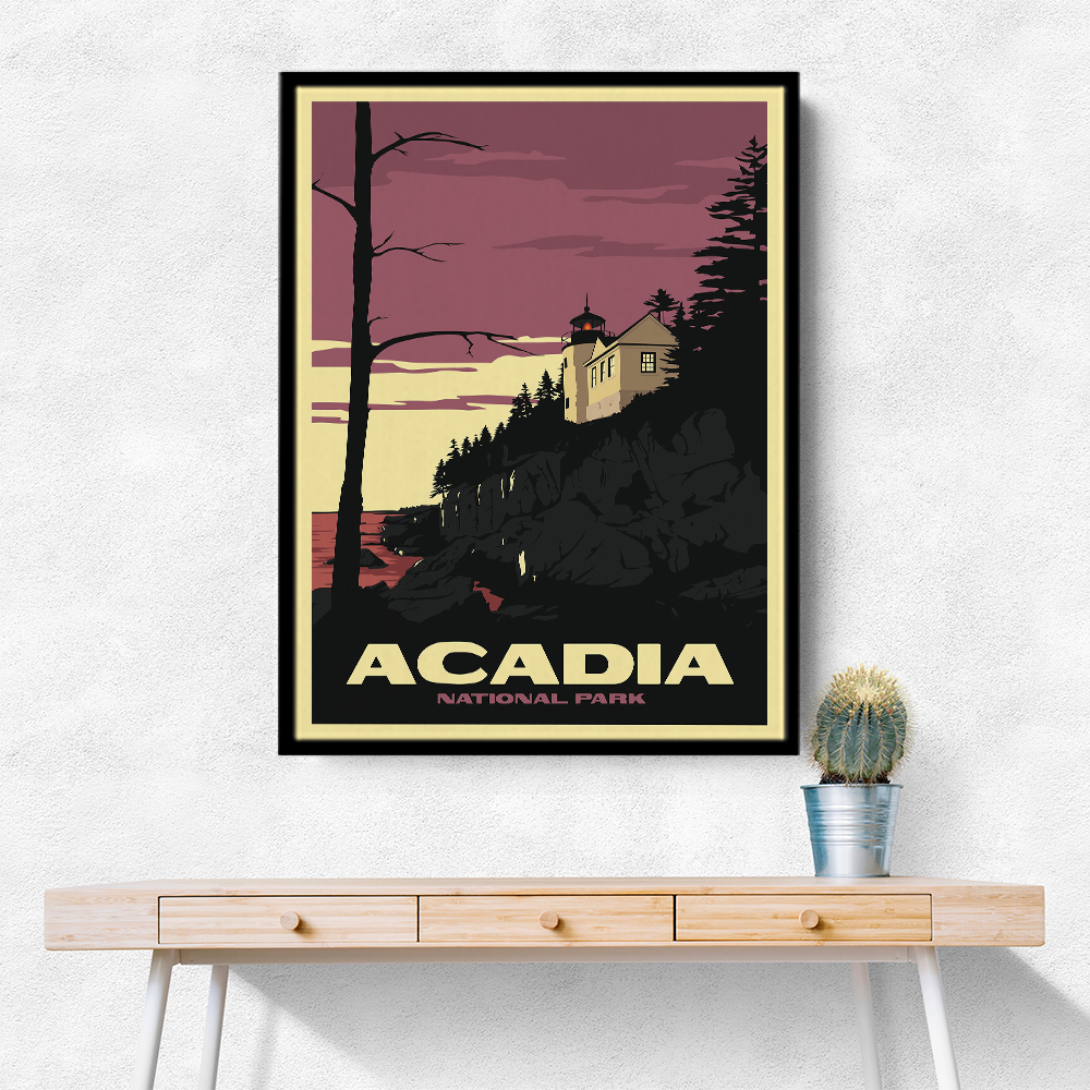 Acadia National Park Travel Print