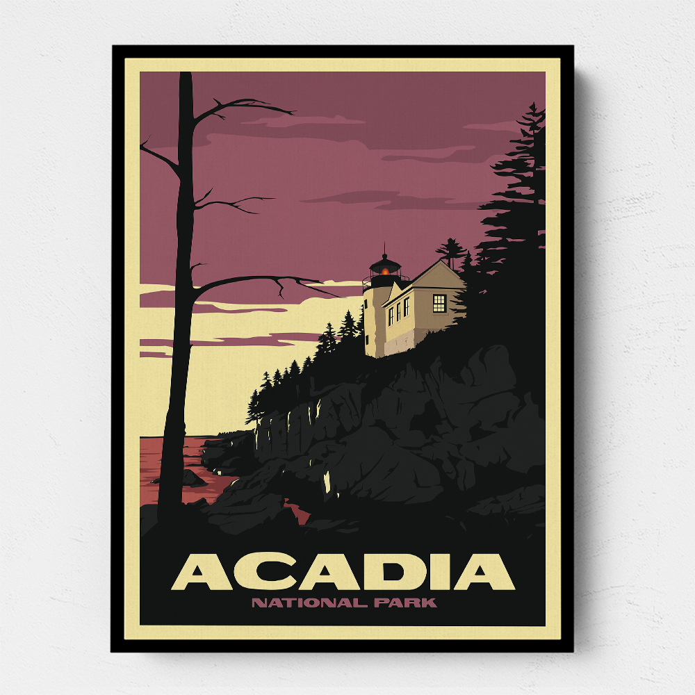 Acadia National Park Travel Print