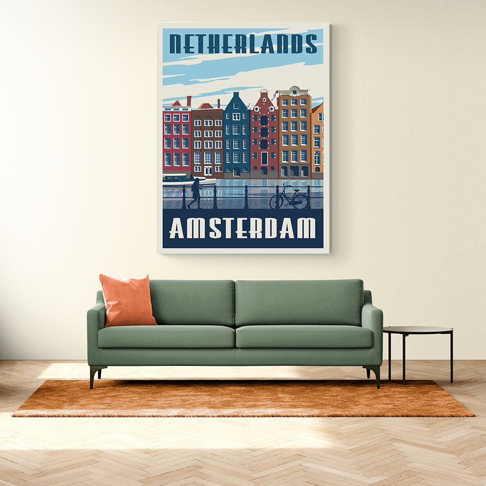 Amsterdam Travel Print