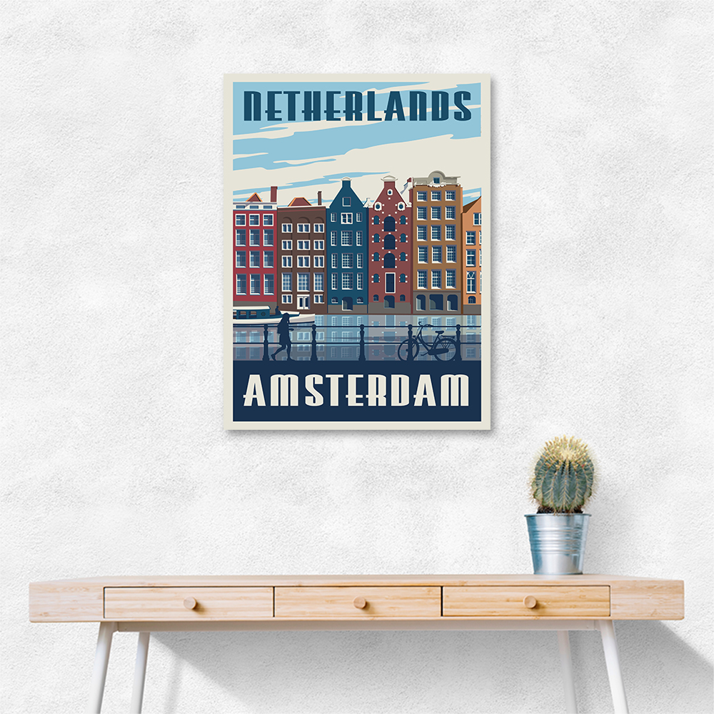 Amsterdam Travel Print