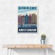 Amsterdam Travel Print