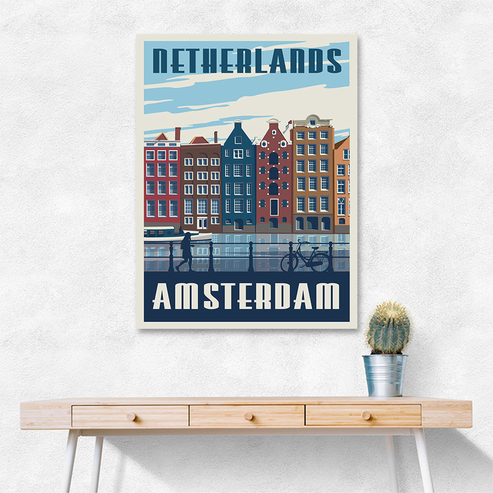 Amsterdam Travel Print