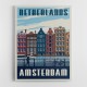 Amsterdam Travel Print