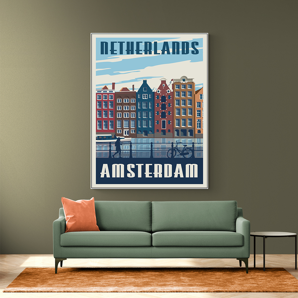 Amsterdam Travel Print