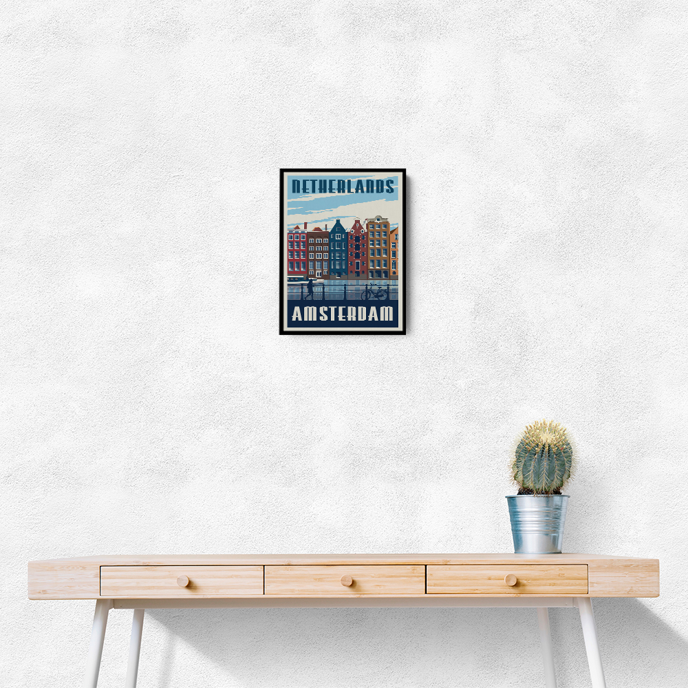 Amsterdam Travel Print