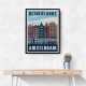 Amsterdam Travel Print