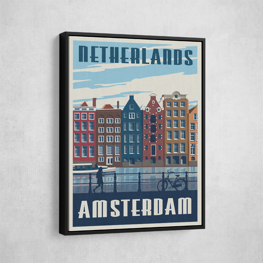 Amsterdam Travel Print