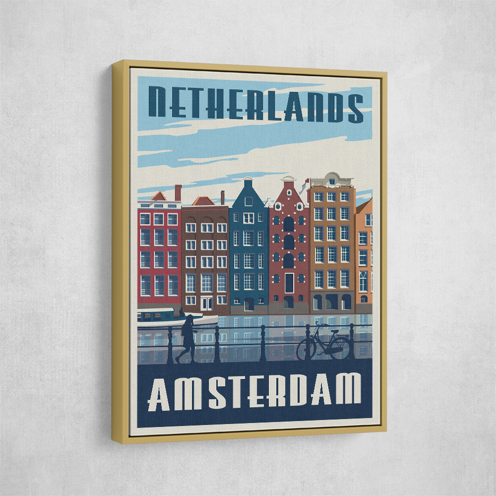 Amsterdam Travel Print