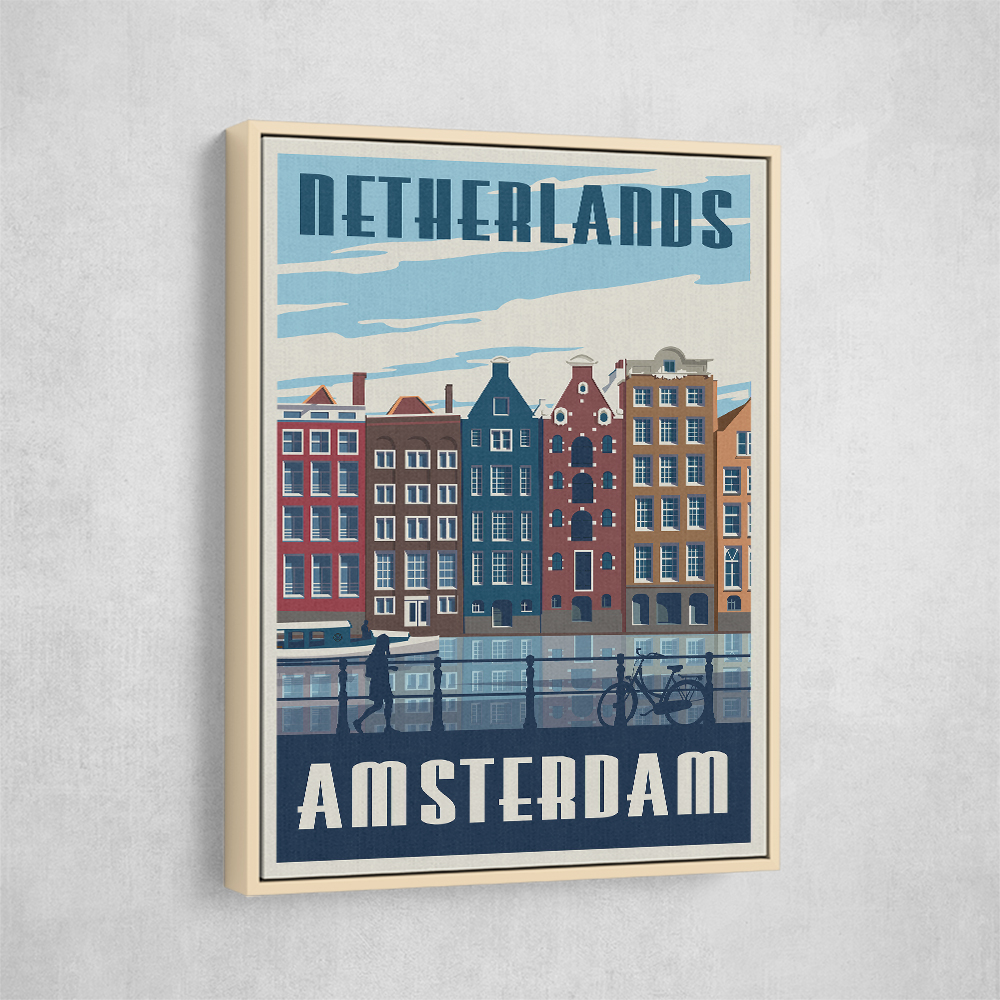 Amsterdam Travel Print