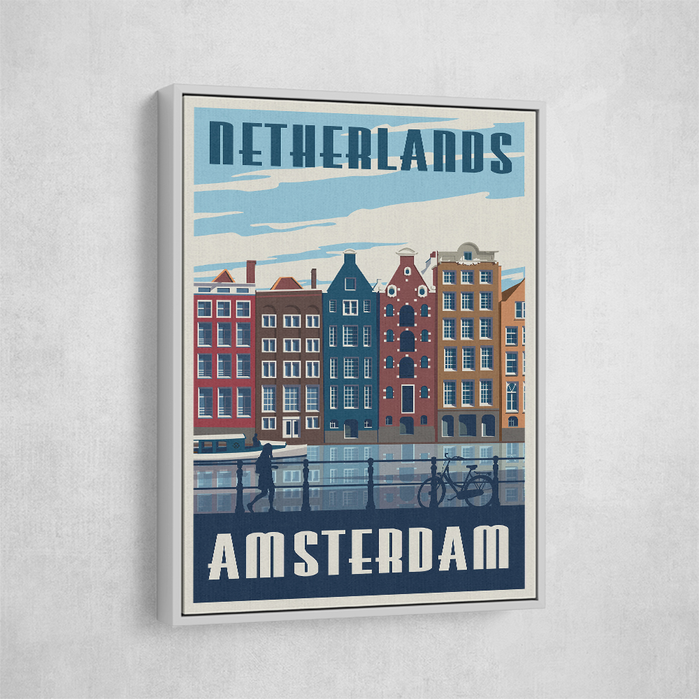 Amsterdam Travel Print