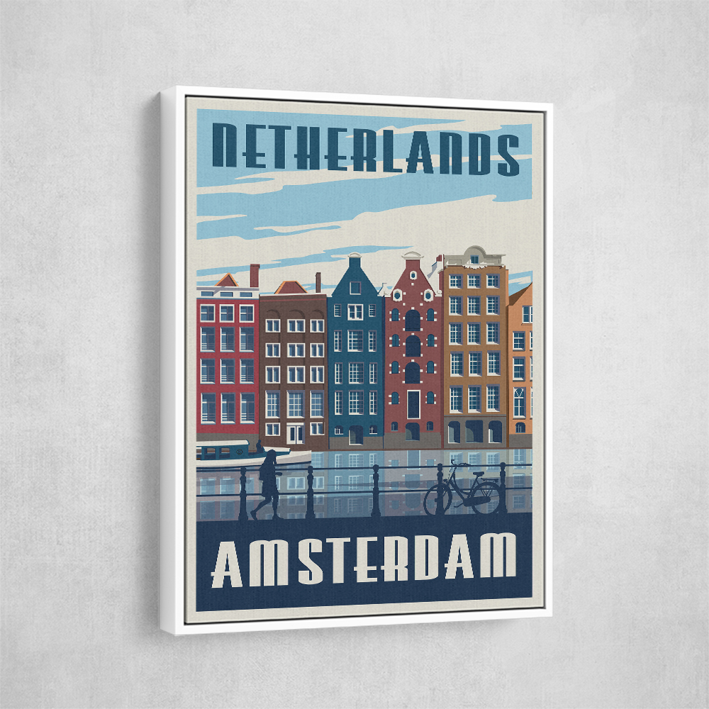 Amsterdam Travel Print