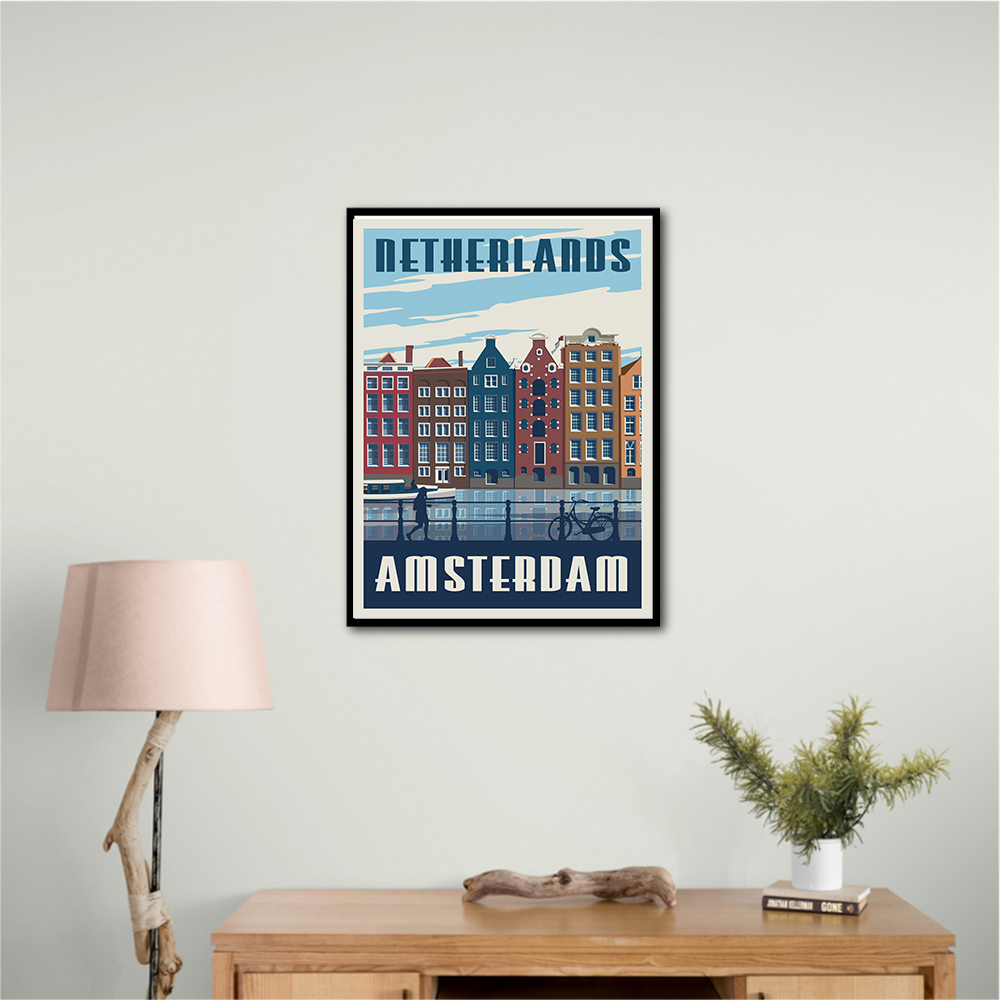 Amsterdam Travel Print