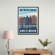 Amsterdam Travel Print