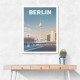 Berlin Cityscape Travel Print Berlin Cityscape Travel Print
