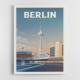 Berlin Cityscape Travel Print Berlin Cityscape Travel Print