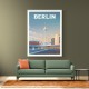 Berlin Cityscape Travel Print Berlin Cityscape Travel Print
