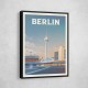Berlin Cityscape Travel Print Berlin Cityscape Travel Print