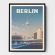Berlin Cityscape Travel Print Berlin Cityscape Travel Print
