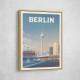 Berlin Cityscape Travel Print Berlin Cityscape Travel Print