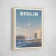 Berlin Cityscape Travel Print Berlin Cityscape Travel Print