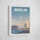 Berlin Cityscape Travel Print Berlin Cityscape Travel Print