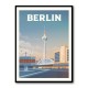 Berlin Cityscape Travel Print Berlin Cityscape Travel Print