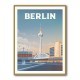 Berlin Cityscape Travel Print Berlin Cityscape Travel Print