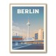 Berlin Cityscape Travel Print Berlin Cityscape Travel Print