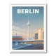 Berlin Cityscape Travel Print Berlin Cityscape Travel Print