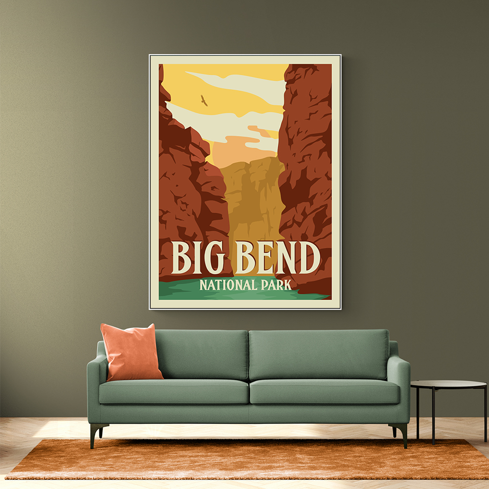 Big Bend National Park Travel Print Big Bend National Park Travel Print