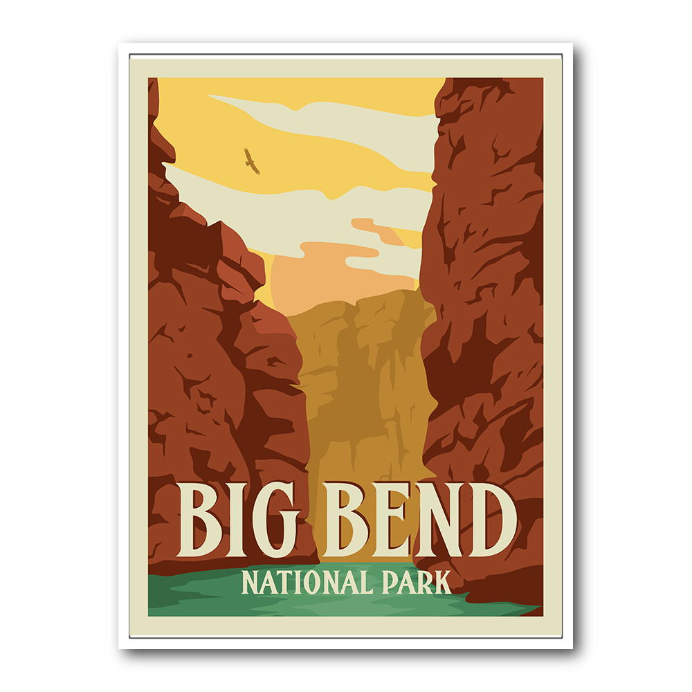 Big Bend National Park Travel Print Big Bend National Park Travel Print