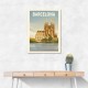 Barcelona Travel Print