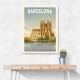 Barcelona Travel Print