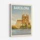 Barcelona Travel Print