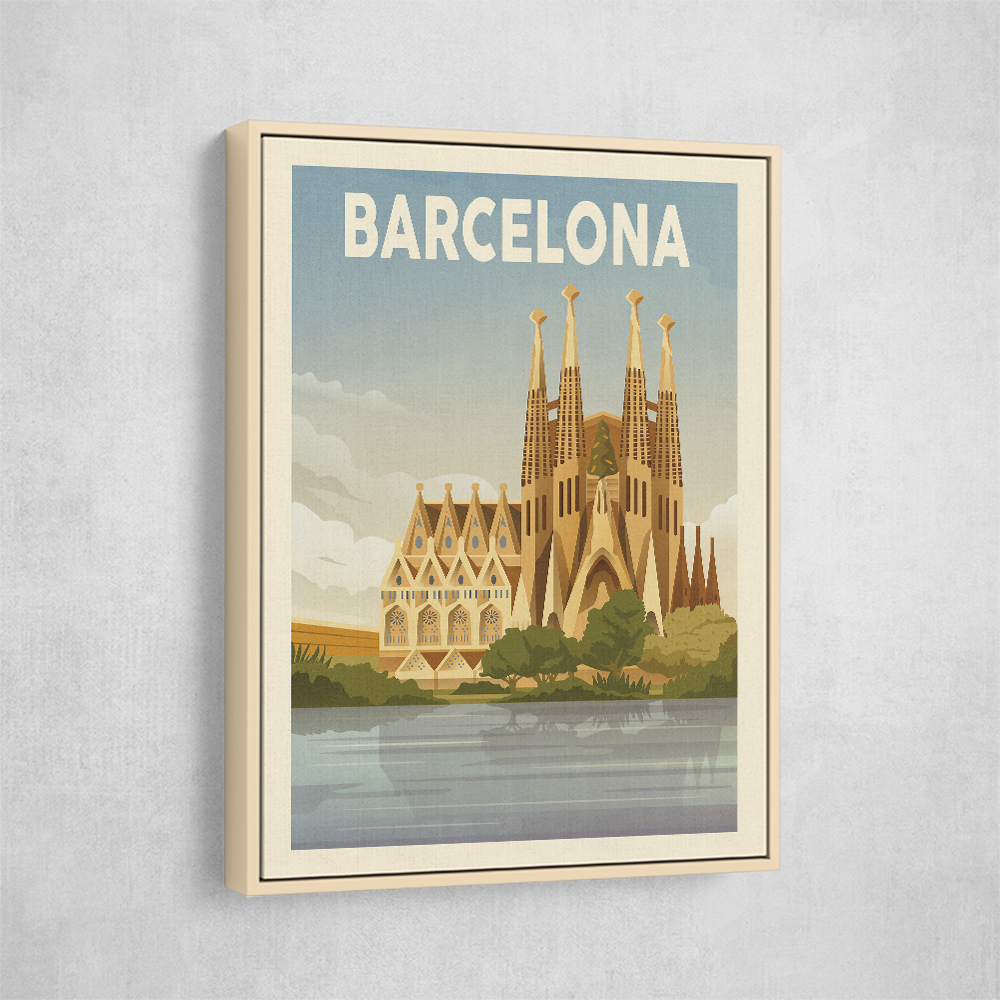 Barcelona Travel Print