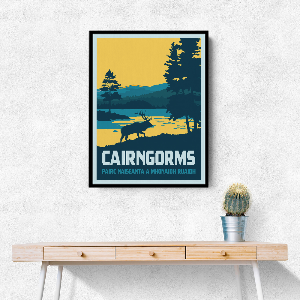 Cairngorms National Park Travel Print