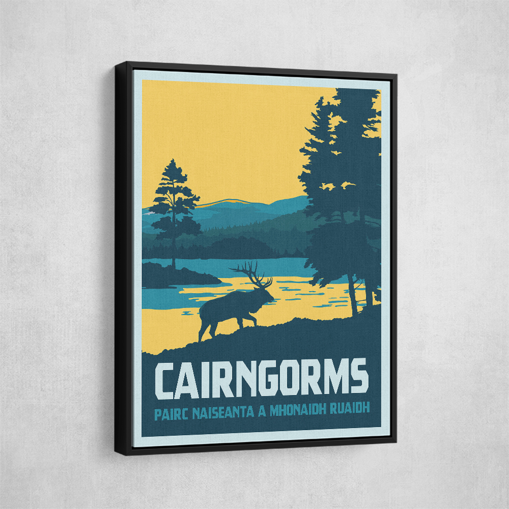 Cairngorms National Park Travel Print