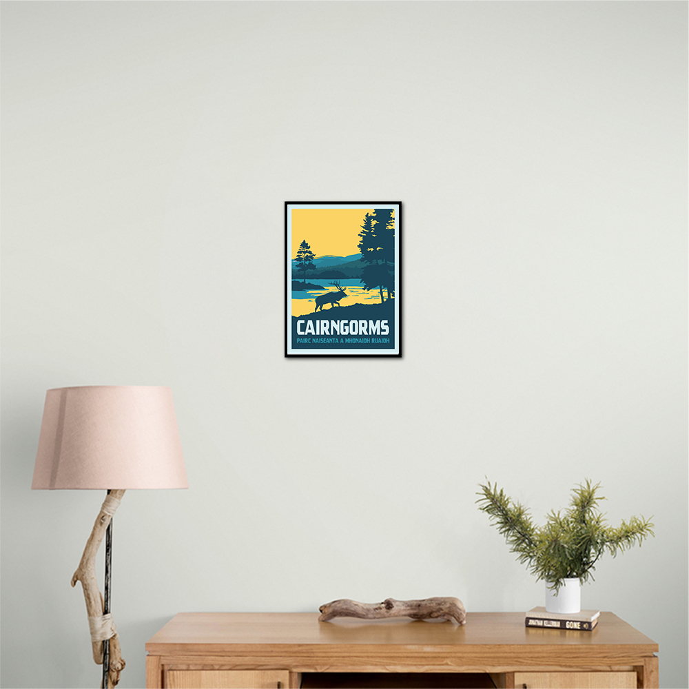 Cairngorms National Park Travel Print