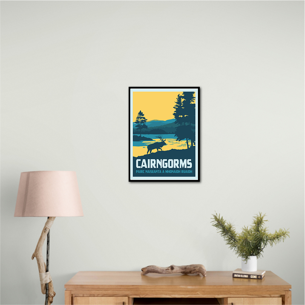 Cairngorms National Park Travel Print