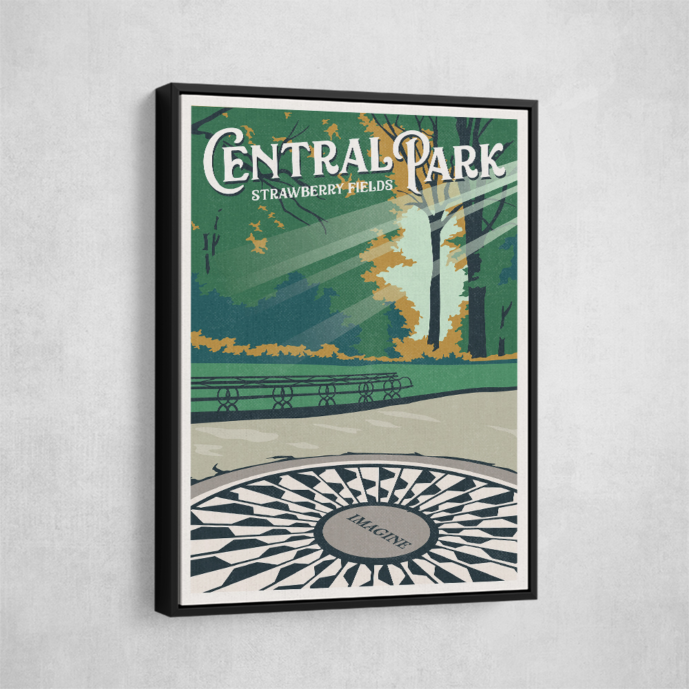 Central Park New York Travel Print