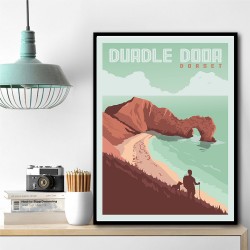Durdle Door Dorset Travel Print