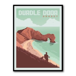 Durdle Door Dorset Travel Print