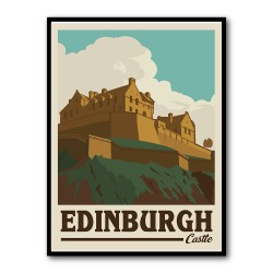 Edinburgh Castle Travel Print