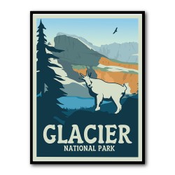 Glacier National Park Travel Print