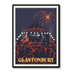 Glastonbury Festival Print